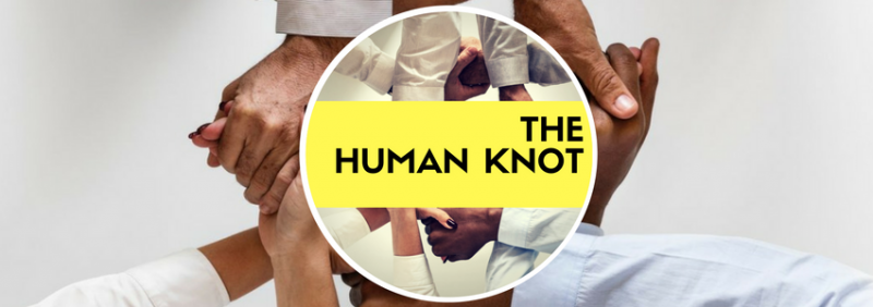 team building human knot