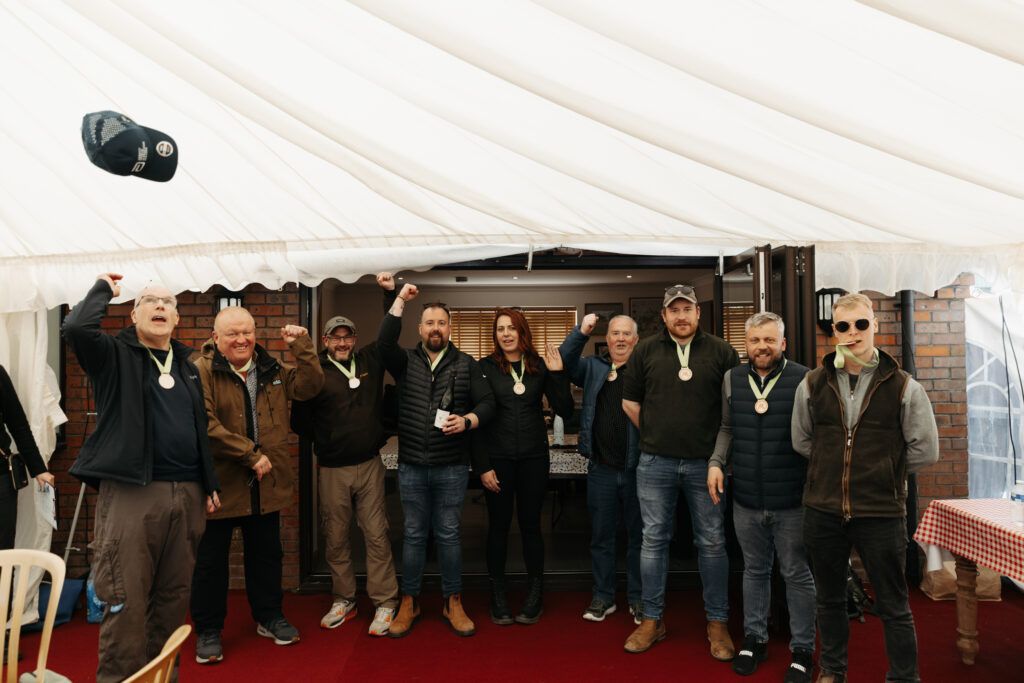 Aviagen UK Flock Awards - team celebration